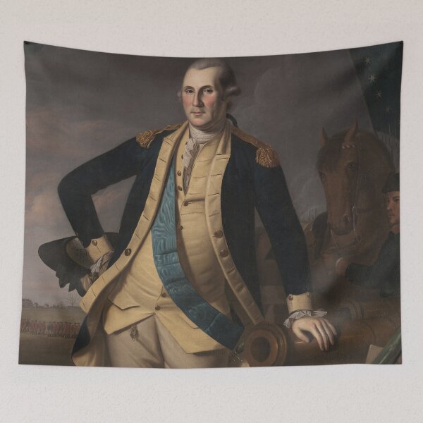 Item preview, George Washington at Princeton, c. 1779. Charles Willson Peale (American, 1741–1827) designed and sold by Vintage Designs +.