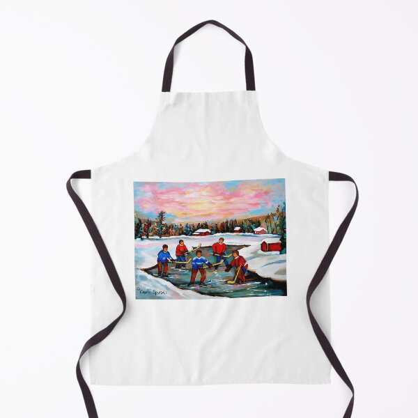Item preview, Pond Hockey With Pink Sky designed and sold by abe-lingram.