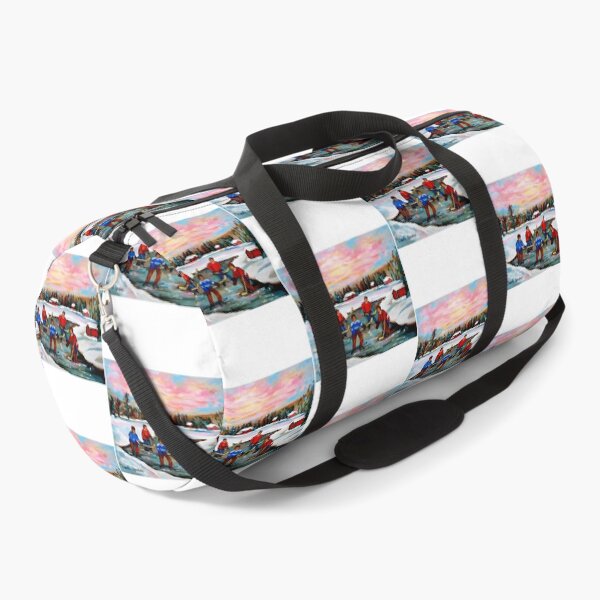 Item preview, Pond Hockey With Pink Sky designed and sold by abe-lingram.