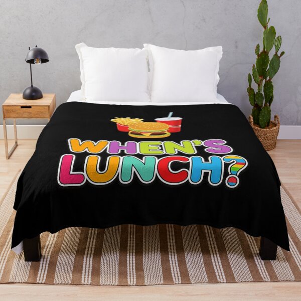 Item preview, When’s Lunch? Playful Hungry Humor Joke for Food Lovers designed and sold by PerfectMatch.