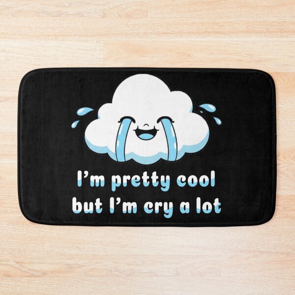 Item preview, Crying Cloud Meme – Cute Cartoon with Viral Quote designed and sold by Whisky1111.