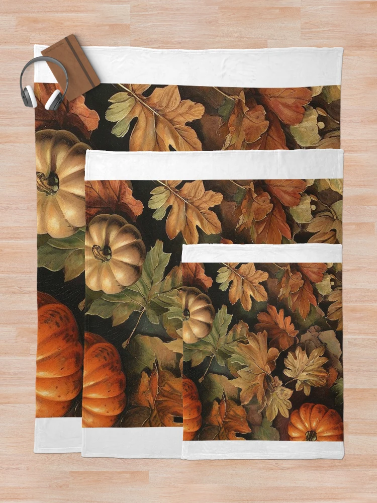 Thumbnail 5 of 6, Throw Blanket, Fall Pattern II designed and sold by dudeoir.