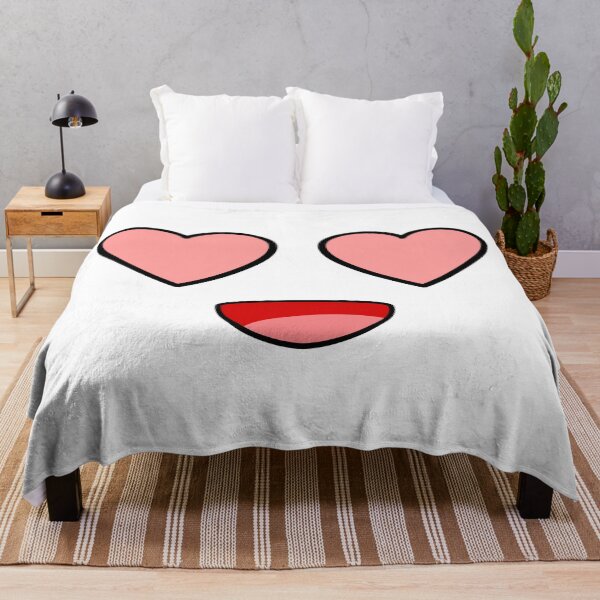 Item preview, Cute kawaii smiling heart eyes face designed and sold by BlushyPrint.
