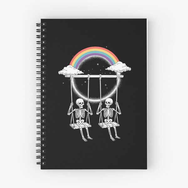 Item preview, Halloween Skeleton Couples Rainbow designed and sold by Turbotine.