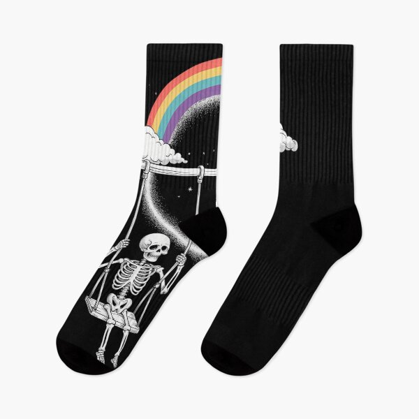 Item preview, Halloween Skeleton Couples Rainbow designed and sold by Turbotine.