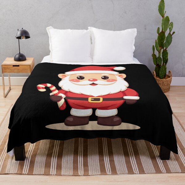 Item preview, Kawaii Santa Claus – Cute Santa Claus with Candy Cane – Funny Xmas Gift designed and sold by Hans-Design.