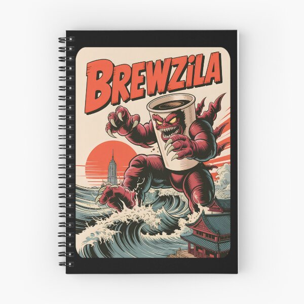 Item preview, Brewzila – Coffee Monster Rising designed and sold by SidTastic .