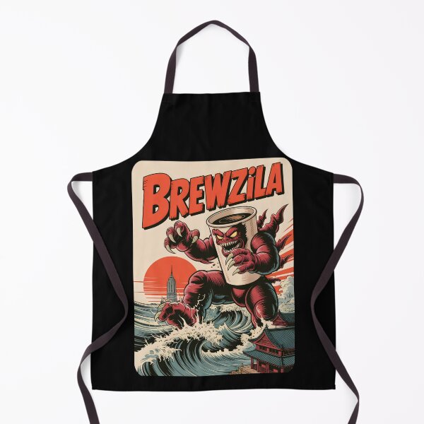 Item preview, Brewzila – Coffee Monster Rising designed and sold by SidTastic .