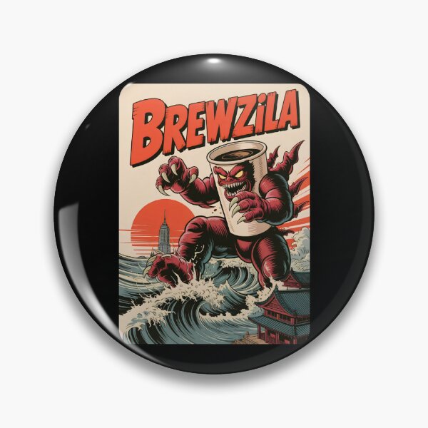 Item preview, Brewzila – Coffee Monster Rising designed and sold by SidTastic .