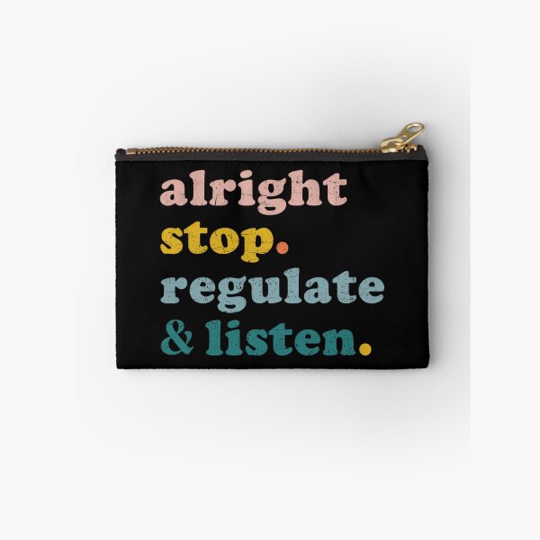 Item preview, Counselor Alright Stop Regulate and Listen Teacher 		 designed and sold by iqvbpptnbqe17.