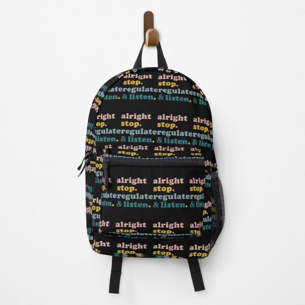 Item preview, Counselor Alright Stop Regulate and Listen Teacher 		 designed and sold by iqvbpptnbqe17.