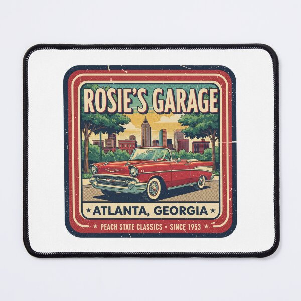 Item preview, Rosie's Garage - Atlanta, Georgia - Peach State Classics Since 1953 designed and sold by RedDelaney.
