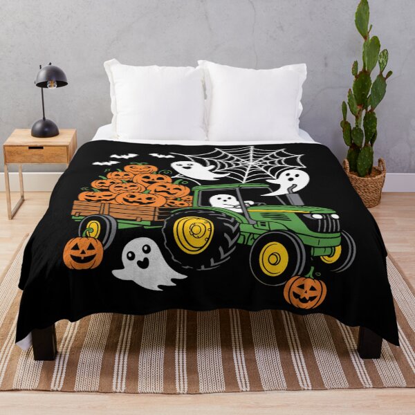Item preview, Halloween Tractor Farming Pumpkin Farm Spooky designed and sold by Turbotine.