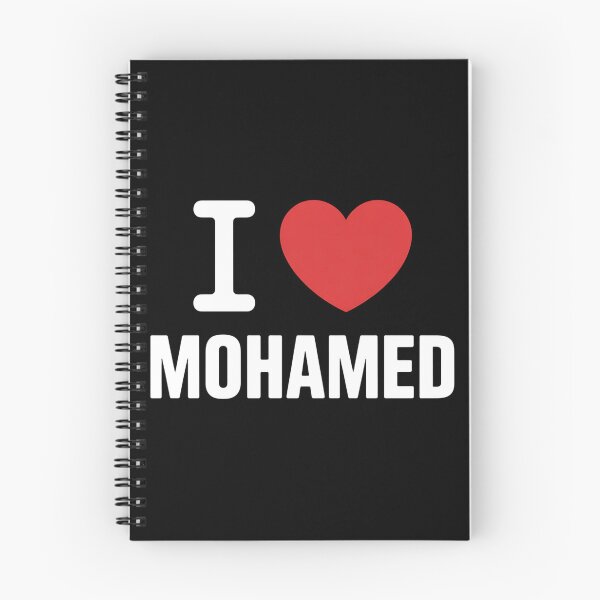 Item preview, Bold I Love Mohamed Typography designed and sold by dianadouri.