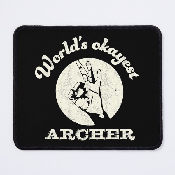Item preview, Worlds Okayest Archer Archery designed and sold by yflzyvfqob22.