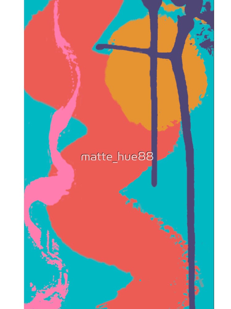 Thumbnail 4 of 4, iPhone Case, Abstract Mark 01 designed and sold by mattdarkdevil.