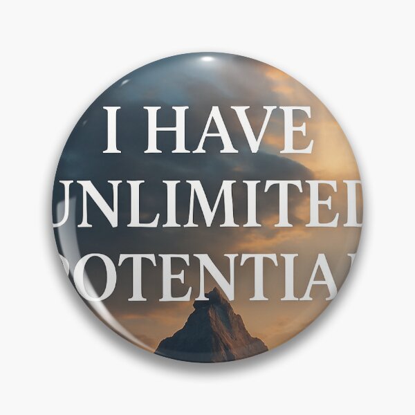 Item preview, I have unlimited potential positive affirmation designed and sold by kvioletwolf.