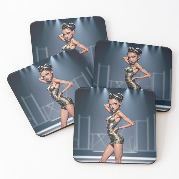 Item preview, Cute Fashion Model girl illustration designed and sold by Vintage Designs +.