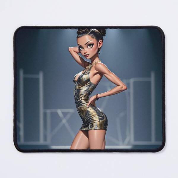 Item preview, Cute Fashion Model girl illustration designed and sold by Vintage Designs +.
