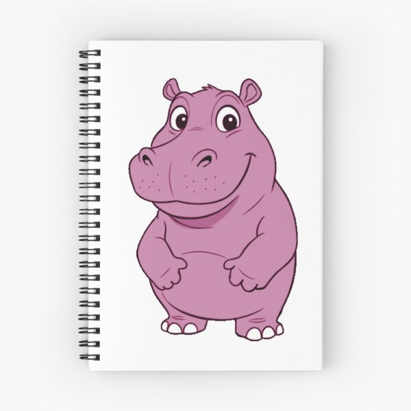 Aperçu de l'œuvre Hippopotame rose créée et vendue par BauerDesigns.