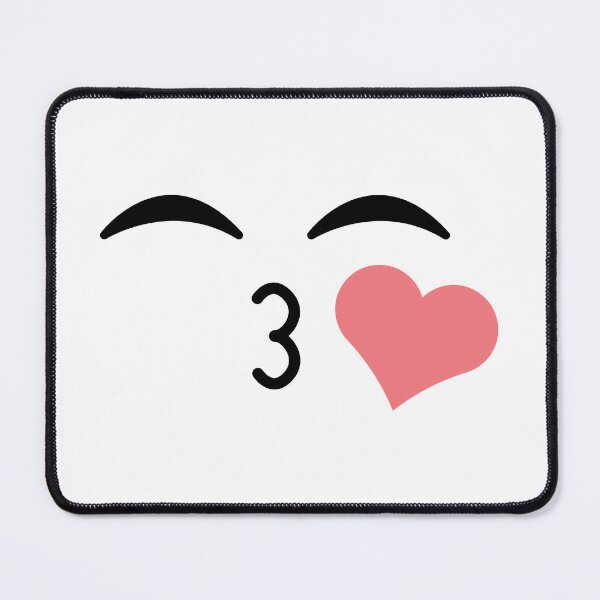 Item preview, Cute kawaii kiss mouth face designed and sold by BlushyPrint.