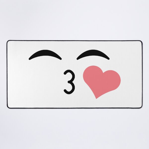 Item preview, Cute kawaii kiss mouth face designed and sold by BlushyPrint.