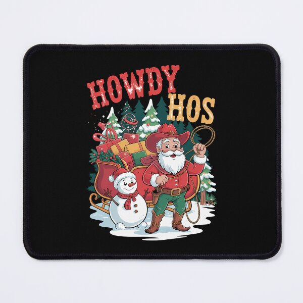 Item preview, Howdy Cowboy Santa Christmas Western designed and sold by Turbotine.
