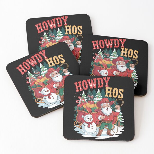 Item preview, Howdy Cowboy Santa Christmas Western designed and sold by Turbotine.