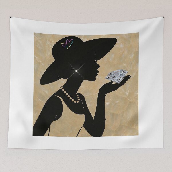 Item preview, Precious Stones into Digital Art ladies Line Diamonds designed and sold by QuasarDigitalSurrealism.