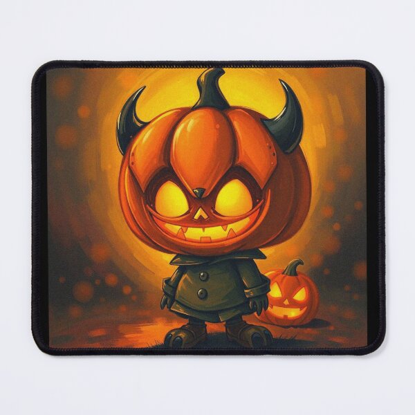 Item preview, Halloween Cute Pumpkin child character art illustration kawaii trick or treat designed and sold by Vintage Designs +.