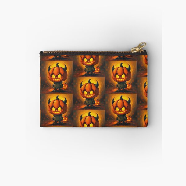 Item preview, Halloween Cute Pumpkin child character art illustration kawaii trick or treat designed and sold by Vintage Designs +.