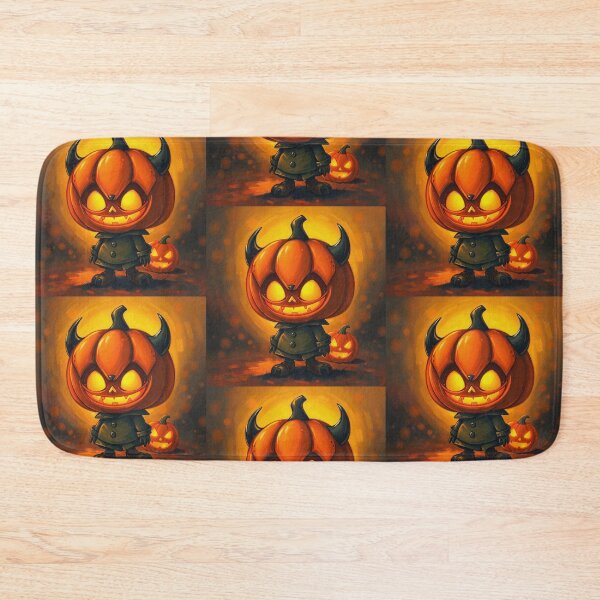 Item preview, Halloween Cute Pumpkin child character art illustration kawaii trick or treat designed and sold by Vintage Designs +.