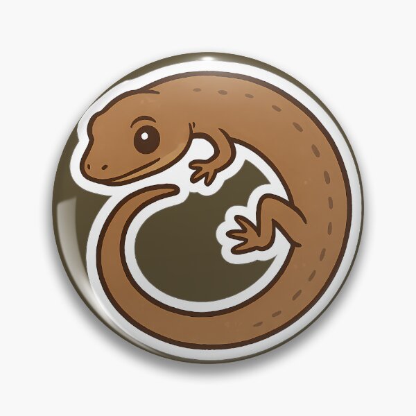 Item preview, Cute Brown Skink Curled Into a Circle designed and sold by JustB Stylin'.