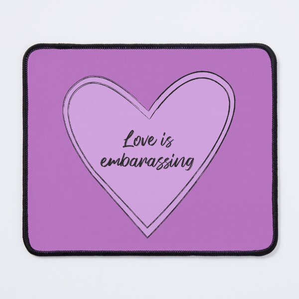 Item preview, love is embarassing designed and sold by liminalmood.