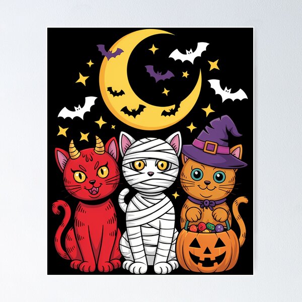 Item preview, Kitten Pumpkin Cute Halloween Cat Lovers designed and sold by Turbotine.