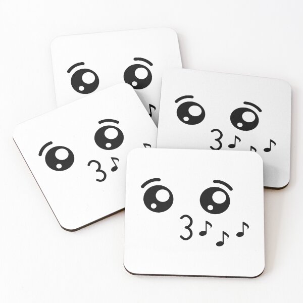 Item preview, Cute kawaii singing face designed and sold by BlushyPrint.