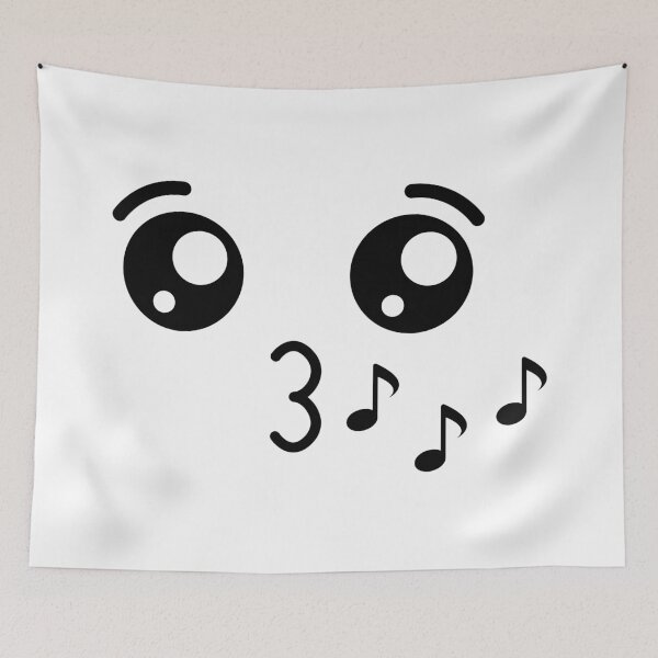 Item preview, Cute kawaii singing face designed and sold by BlushyPrint.