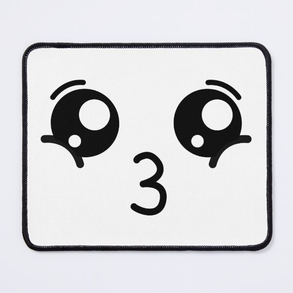 Item preview, Adorable kawaii kiss mouth face designed and sold by BlushyPrint.