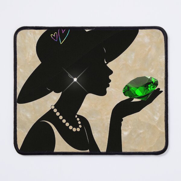 Item preview, Precious Stones into Digital Art Ladies Line Emeralds designed and sold by QuasarDigitalSurrealism.