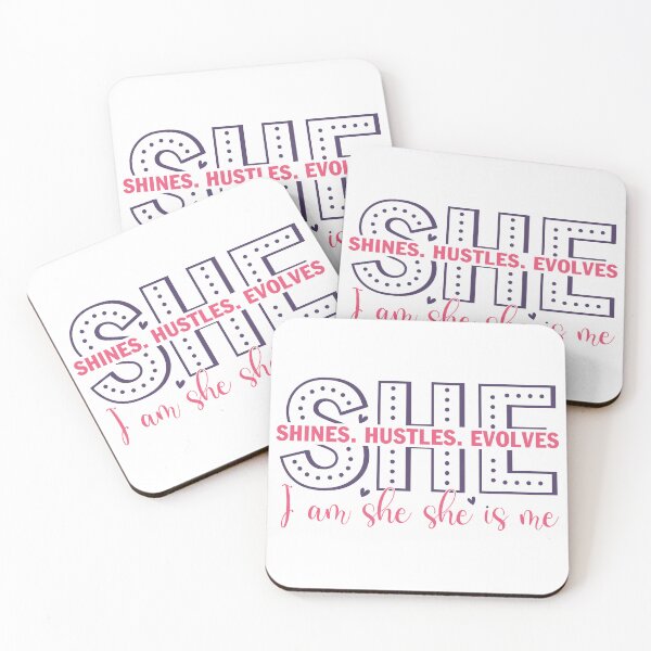 Item preview, she shines hustle eveloves i'm she she is me designed and sold by artcultreone.