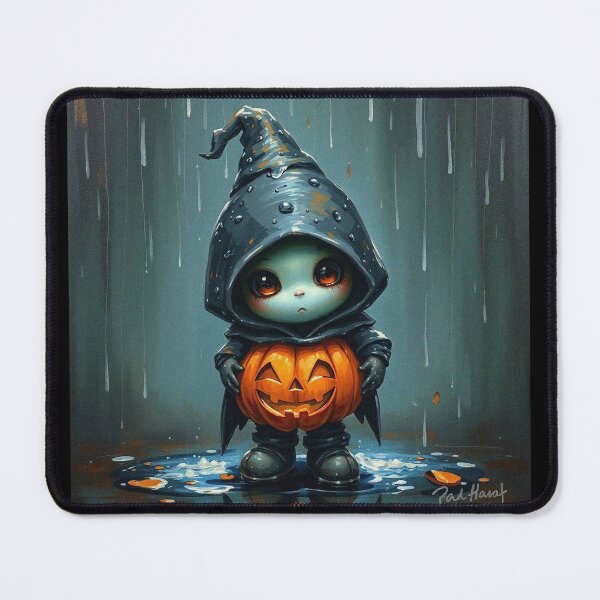 Item preview, Halloween Cute Pumpkin child character art illustration kawaii trick or treat designed and sold by Vintage Designs +.
