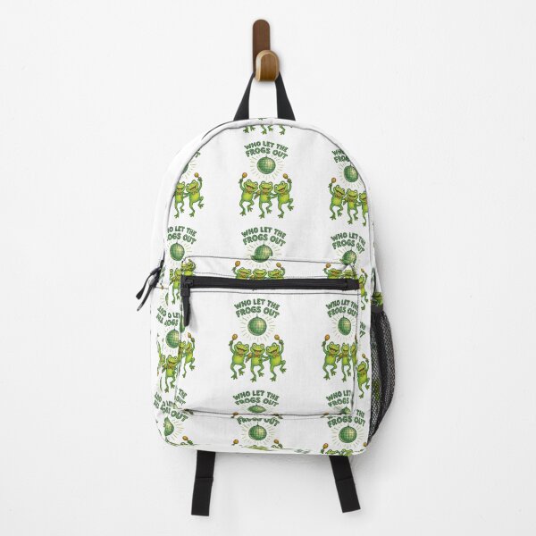 Item preview, Funny Who Let The Frogs Out Frog designed and sold by TeeARTHY.