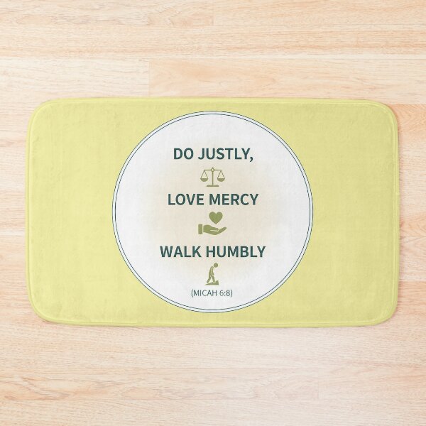 Item preview, Do Justly Love Mercy Walk Humbly Bible Quote Design. designed and sold by loveandlightrb.