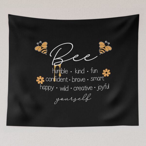 Item preview, Bee Happy Kind Brave Humble Smart Positive Bumblebee 	s 		 designed and sold by oulzpfsfq10.