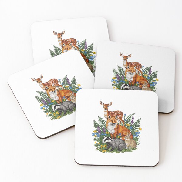 Item preview, Woodland Animals Cozy Forest designed and sold by TeeARTHY.
