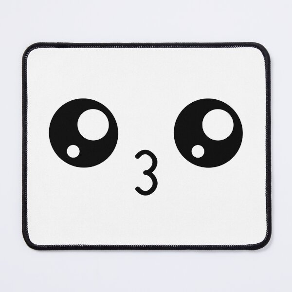 Item preview, Lovely kawaii kiss mouth face designed and sold by BlushyPrint.