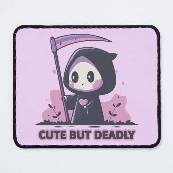 Item preview, Cute but Deadly – Pastel Grim Reaper Kawaii Design designed and sold by drizzd.