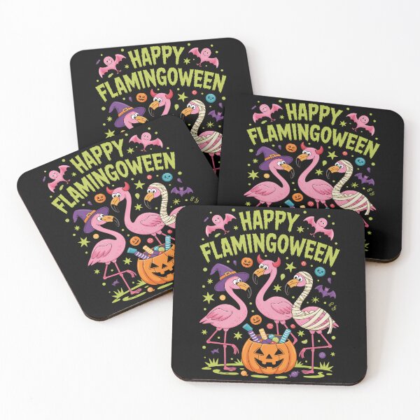 Item preview, Happy Flamingoween Scary Flamingo Funny Halloween designed and sold by Turbotine.
