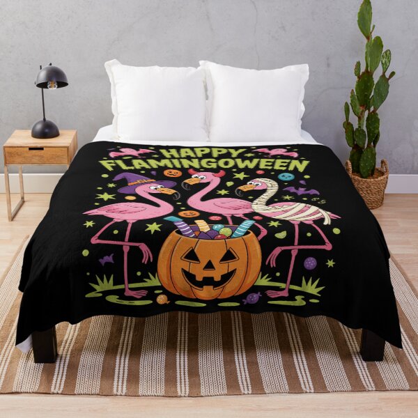 Item preview, Happy Flamingoween Scary Flamingo Funny Halloween designed and sold by Turbotine.