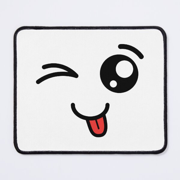 Item preview, Cute kawaii winky tongue out face designed and sold by BlushyPrint.